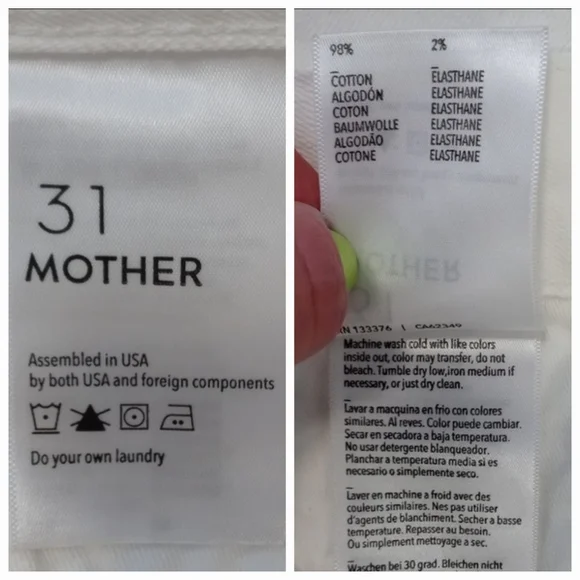 🆕️ 🤍Mother🤍 - The Neat Jean In Tooth & Nail